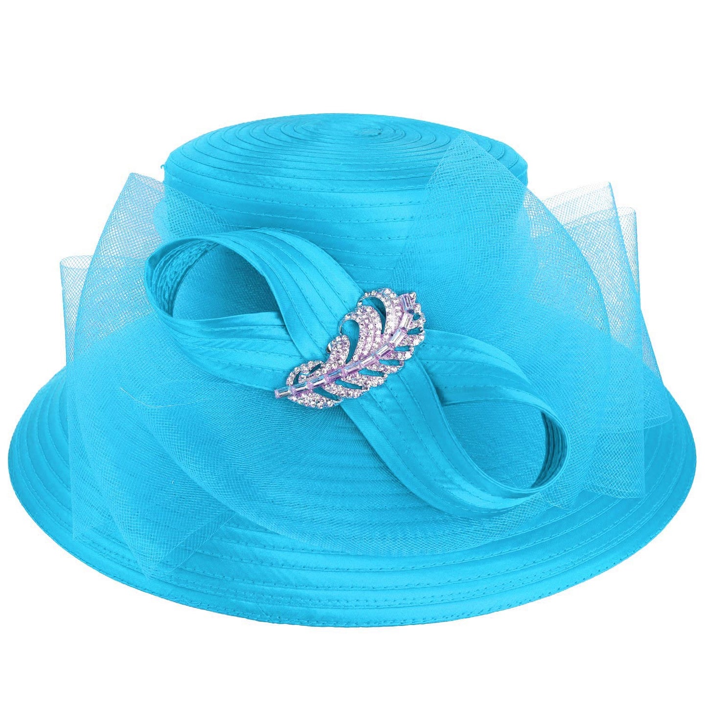 Mesh Bow Dressy Hat