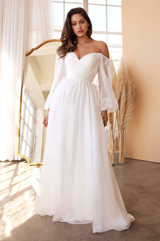 Quentine's Chiffon Bridal Gown