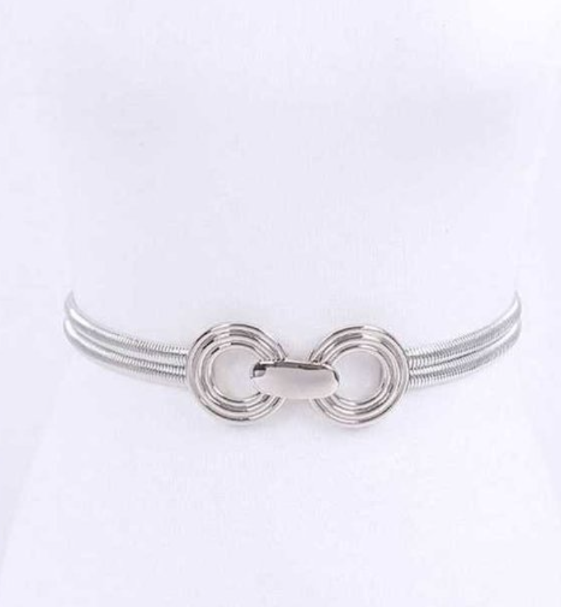 Double Ring Elastic Metal Belt