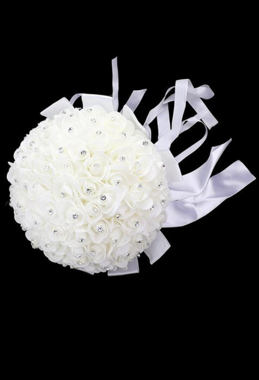 Stone Embellished Wedding Bouquet