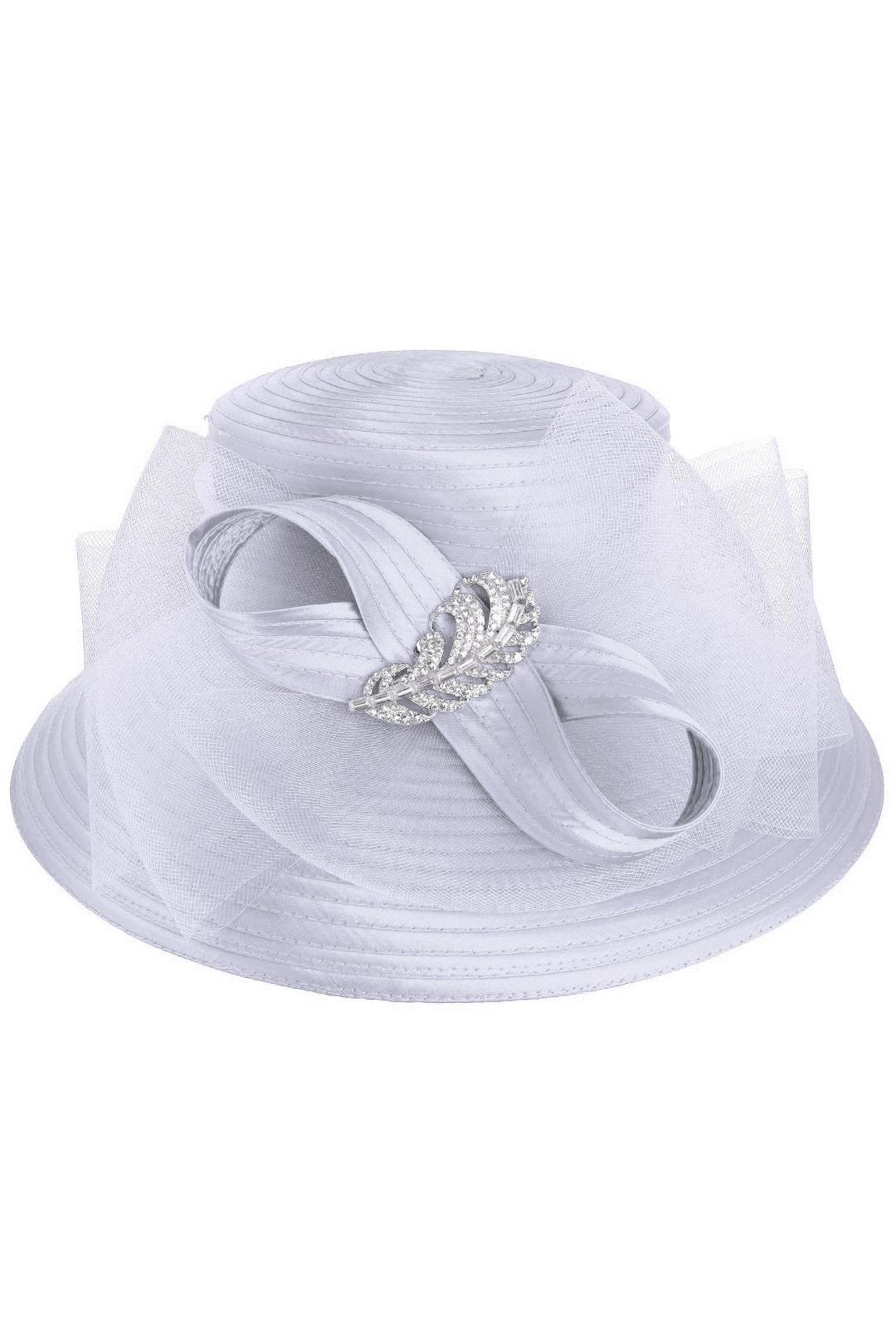 Mesh Bow Dressy Hat