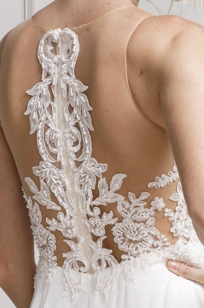 A- Line Chiffon Bridal Dresses