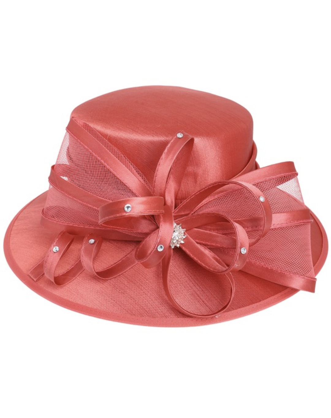 Trim Ribbon Organza Dressy Hats