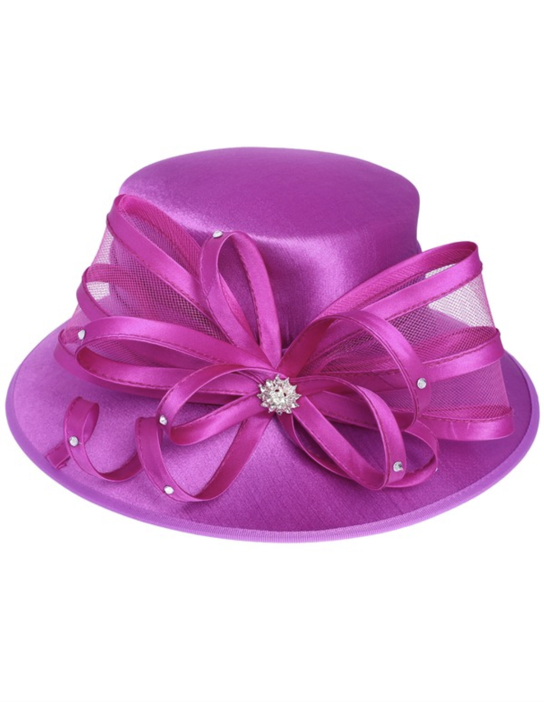 Trim Ribbon Organza Dressy Hats