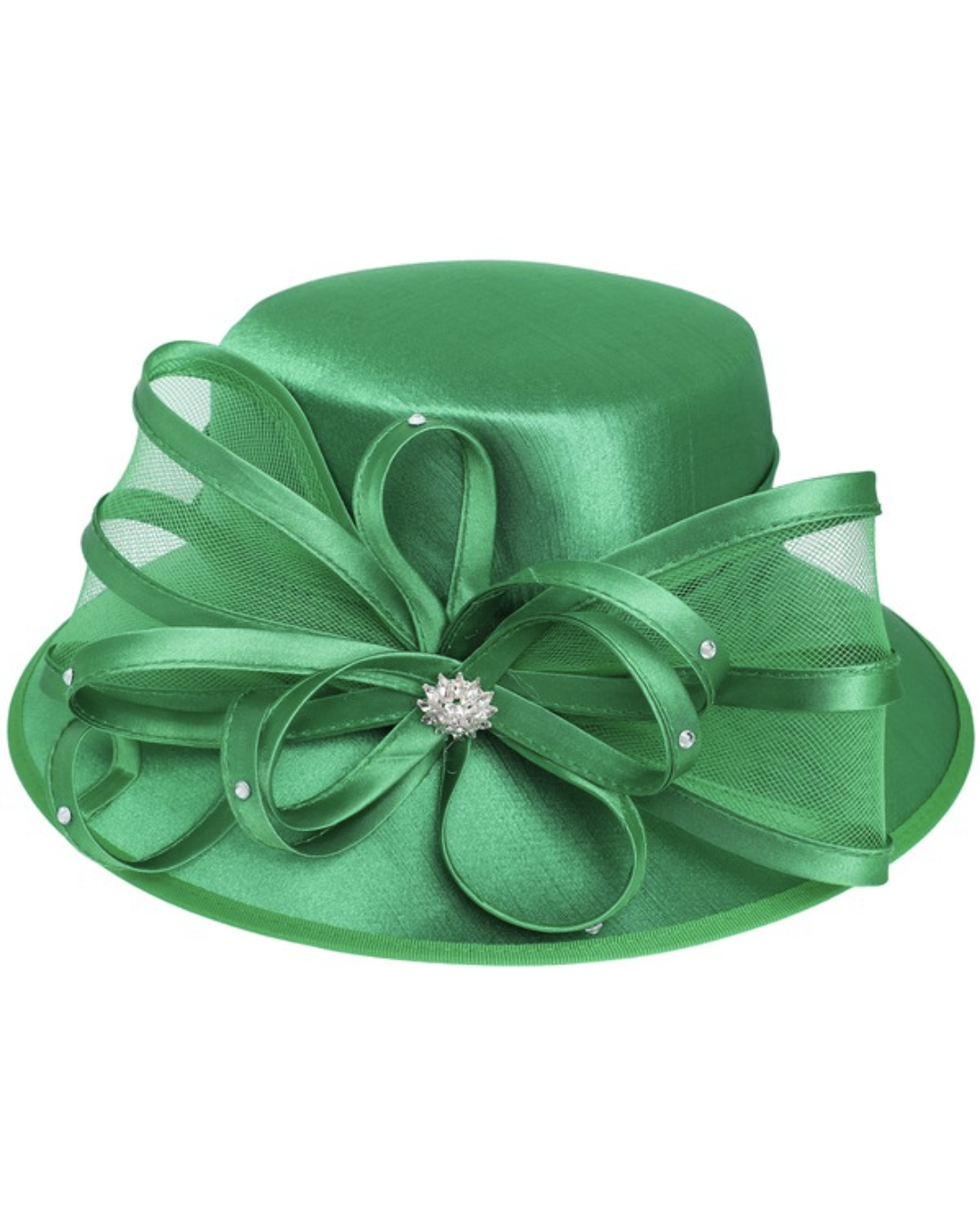 Trim Ribbon Organza Dressy Hats