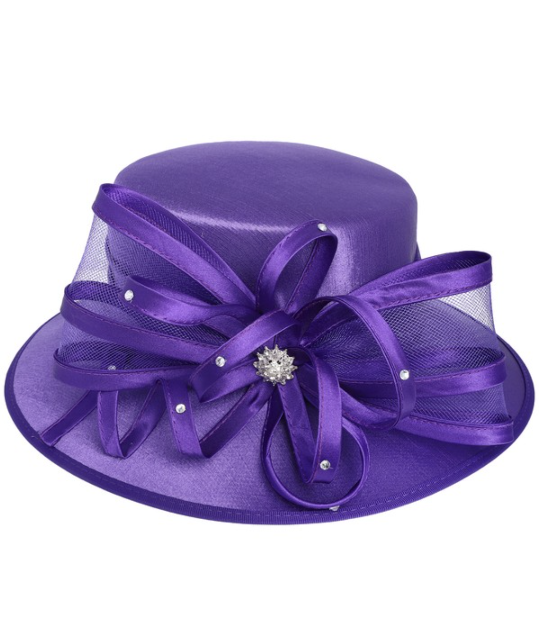 Trim Ribbon Organza Dressy Hats