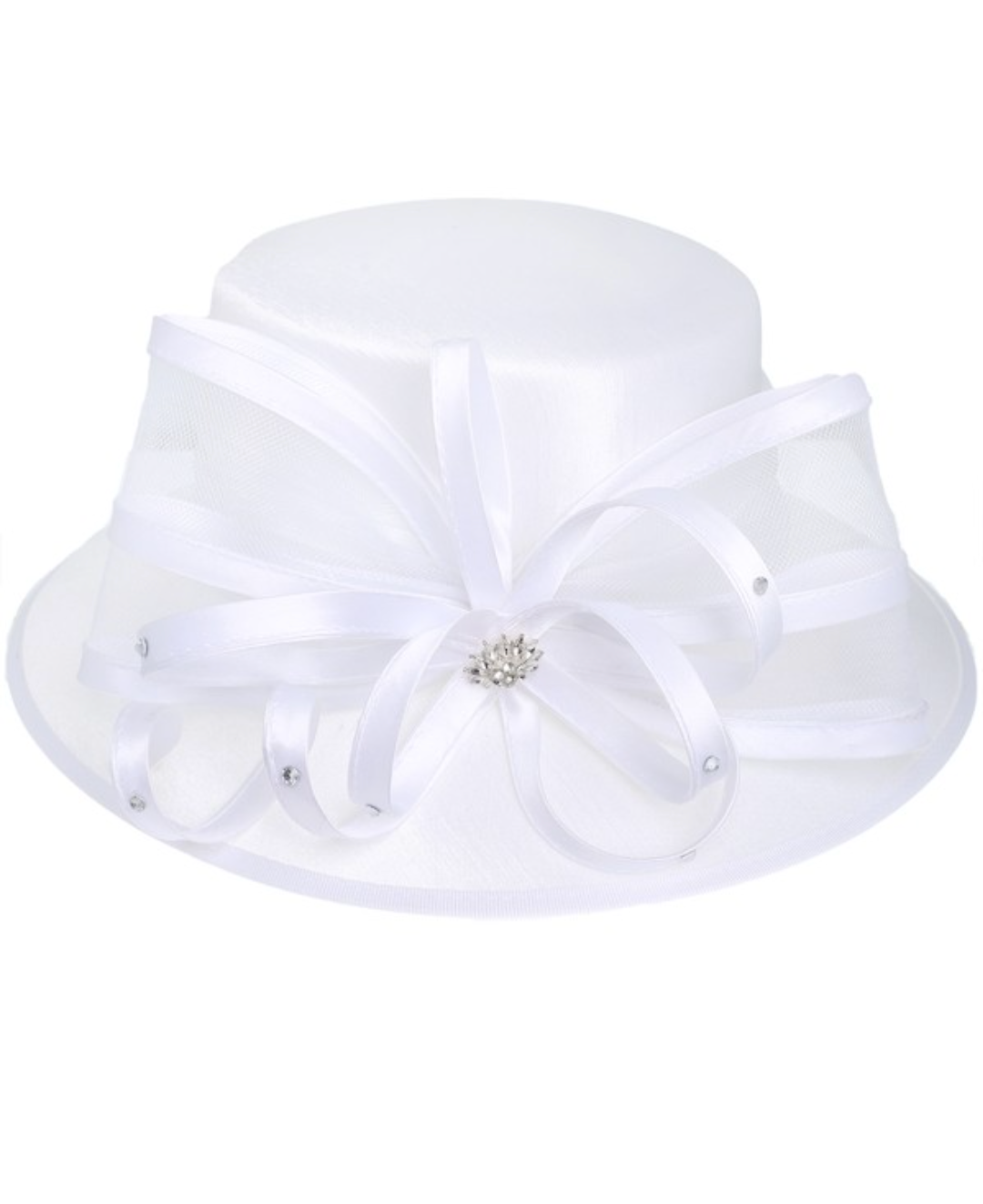 Trim Ribbon Organza Dressy Hats