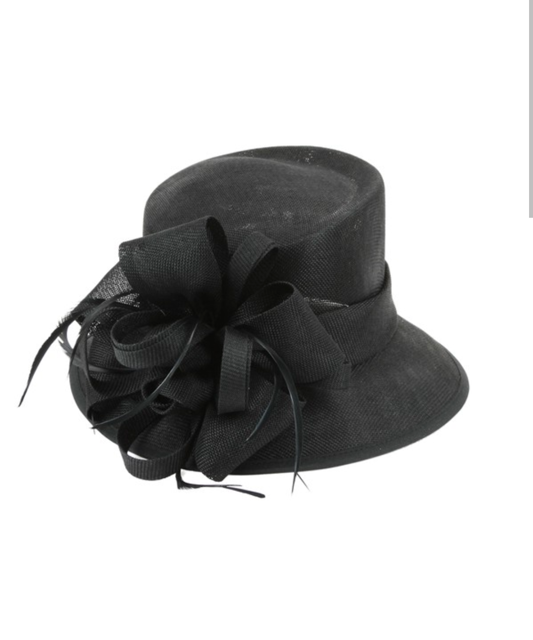 Small Brim Derby Flax Fabric Hat