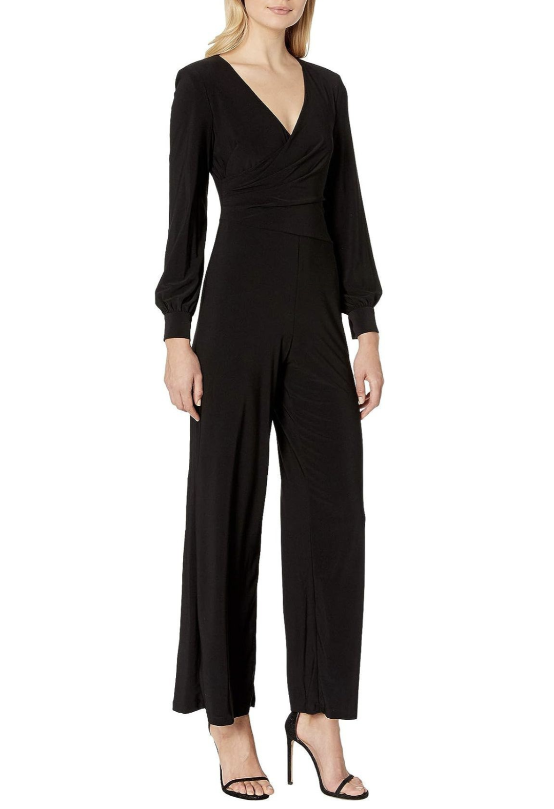 Adrianna Papell Solid Jersey Jumpsuit
