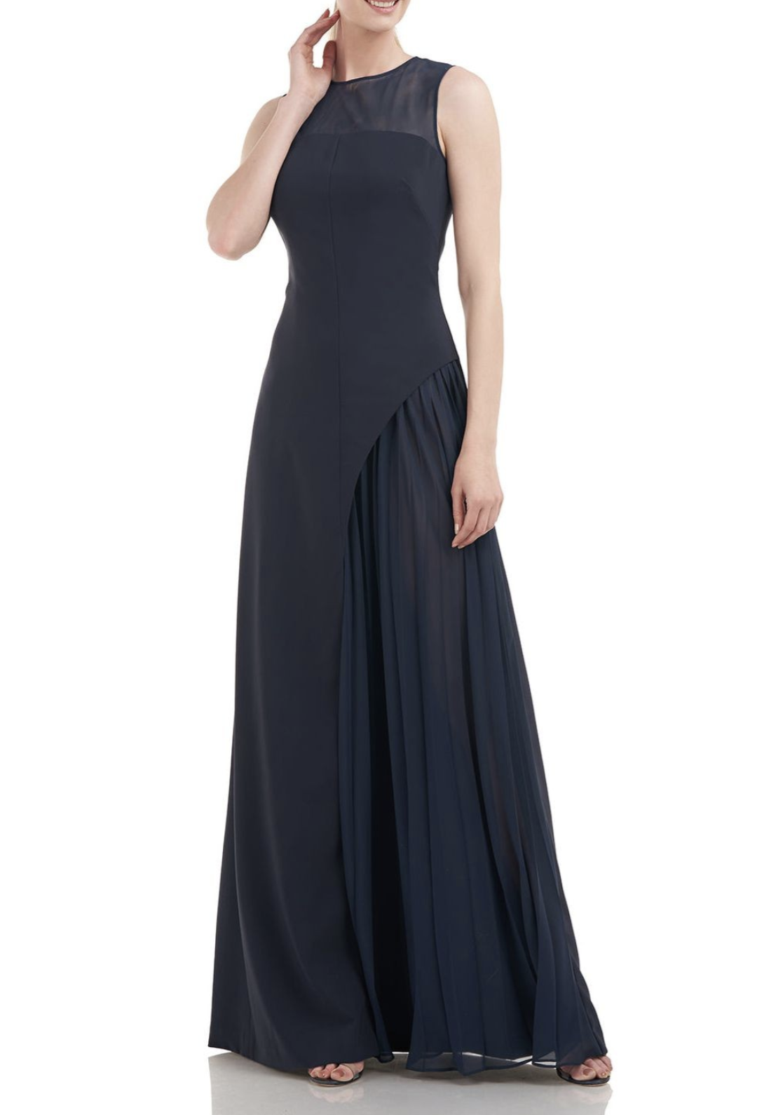 Kay Unger Stretch Crepe Gown