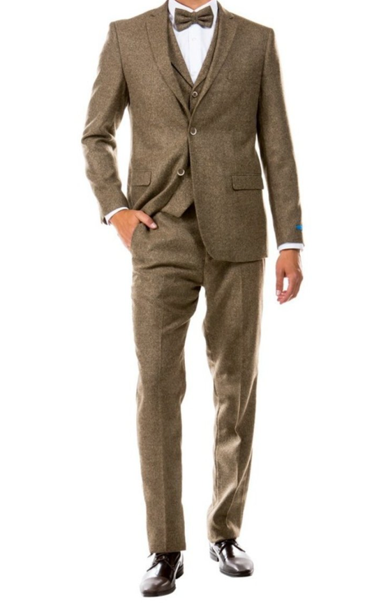 Men Suit 3 pieces Tweed