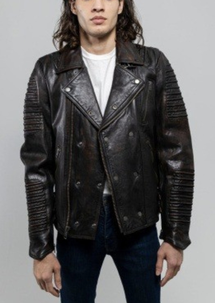 Jean Lambskin Leather Jacket