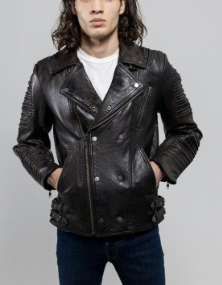 Jean Lambskin Leather Jacket