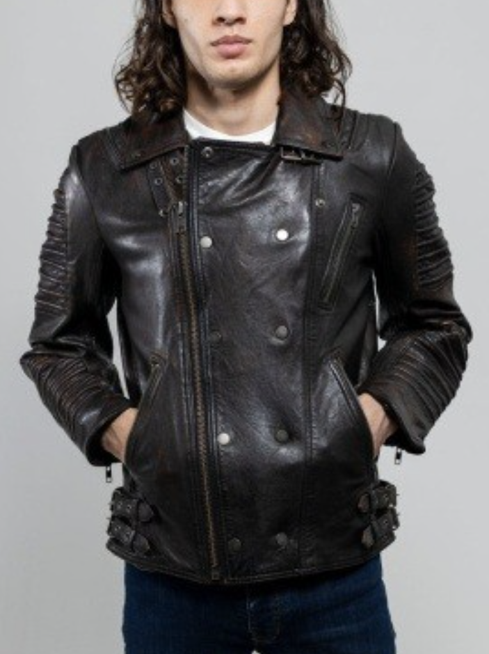 Jean Lambskin Leather Jacket