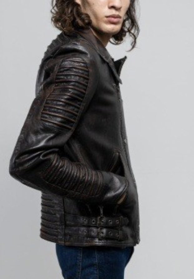 Jean Lambskin Leather Jacket