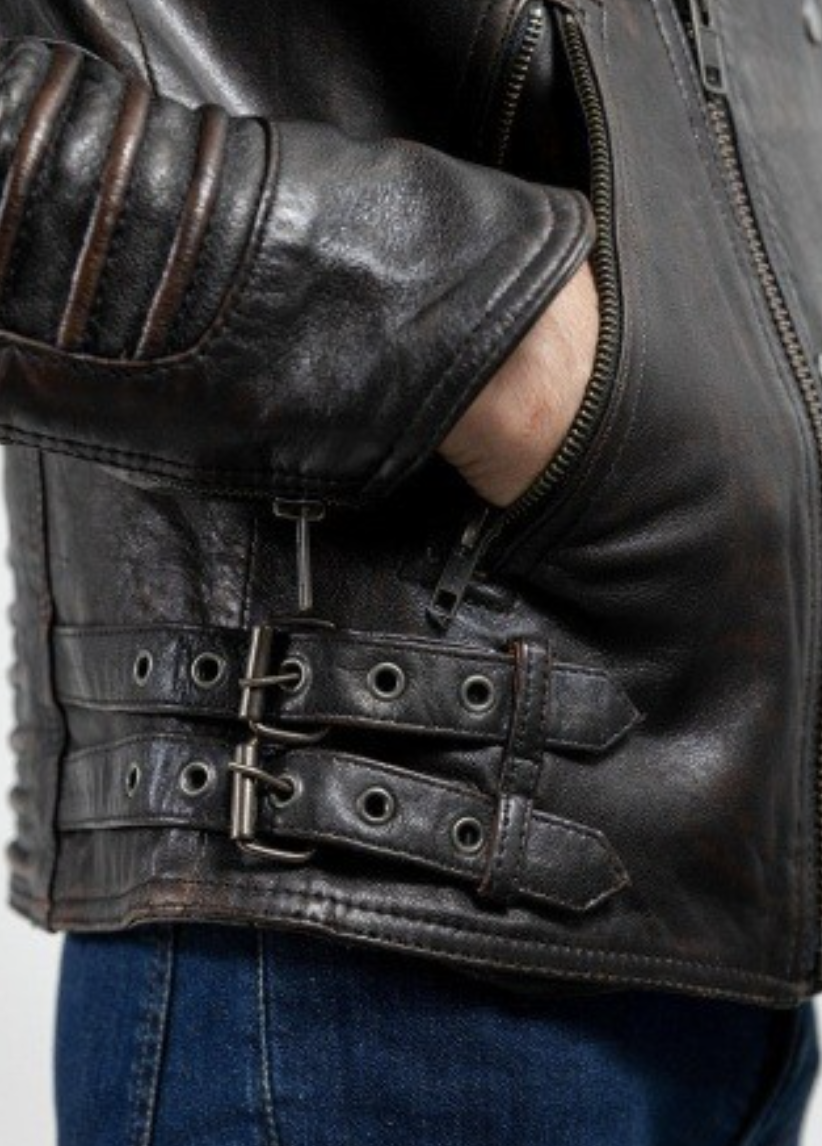 Jean Lambskin Leather Jacket