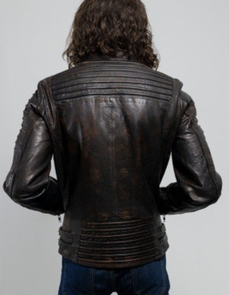 Jean Lambskin Leather Jacket