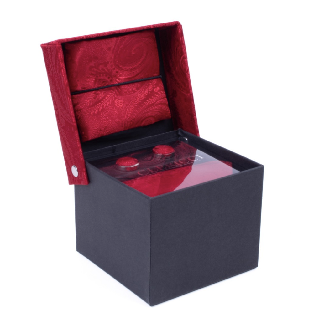 Boxed Tie Hanky and Cufflink