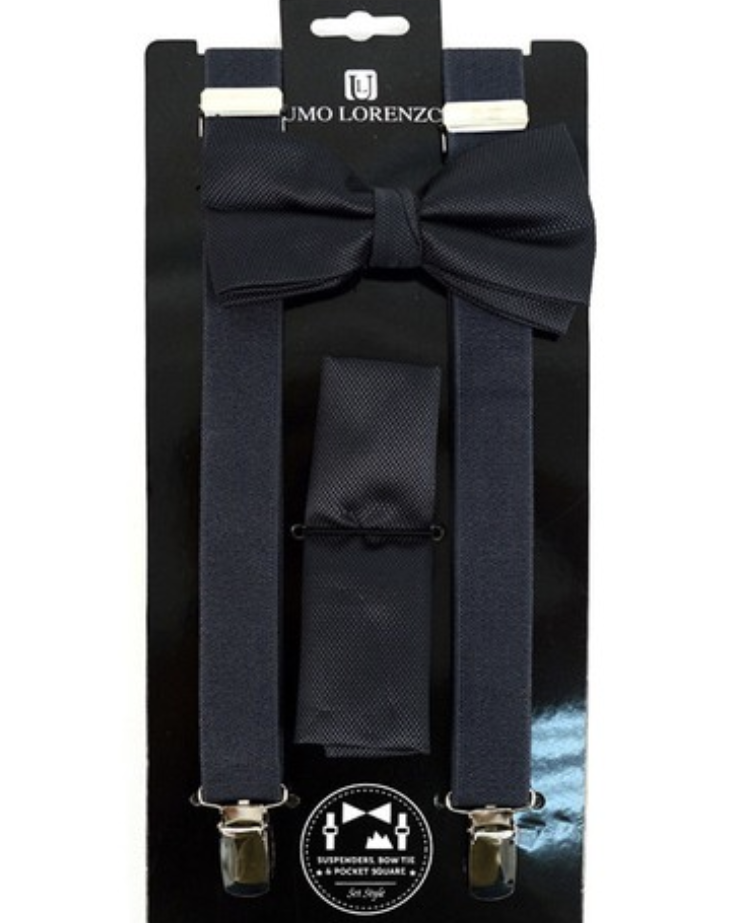 Men's Solid Color Clip-on Suspenders