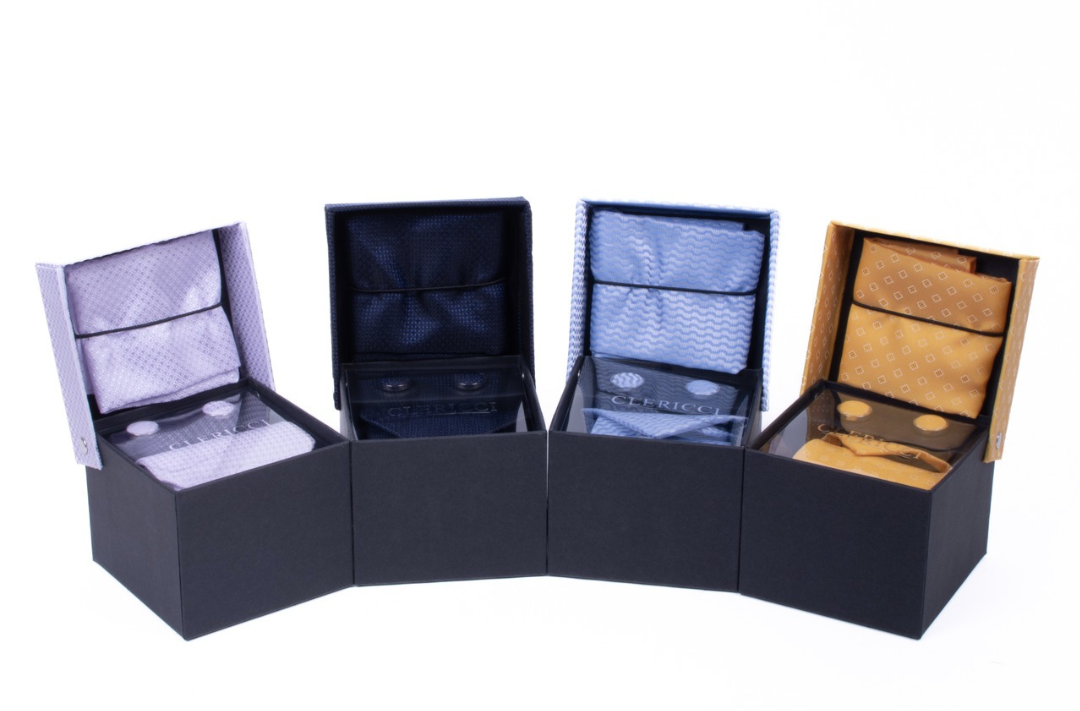 Boxed Tie, Hanky & Cufflink Set (3)