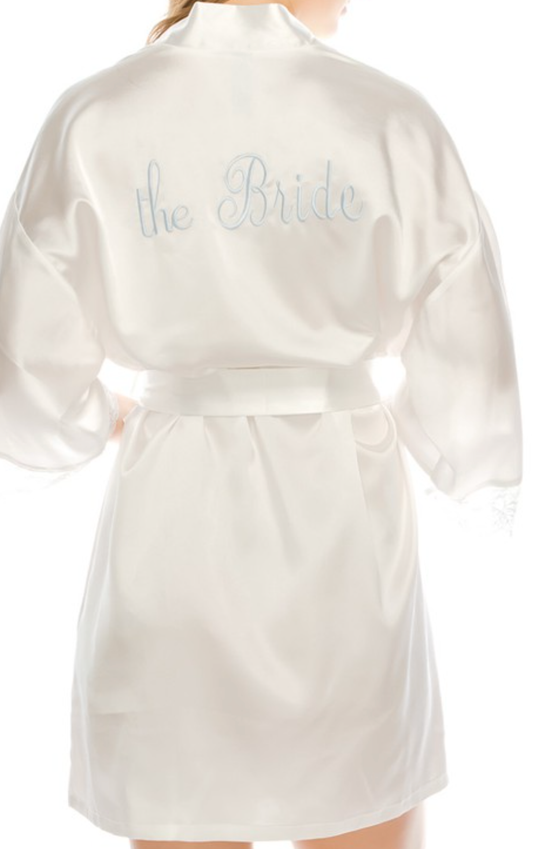 Adelle Bride Satin Robe