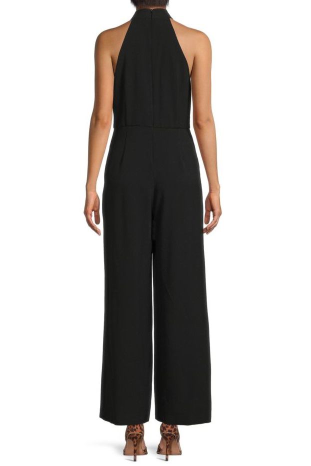 Julia Jordan Crepe Jumpsuit With Pockets