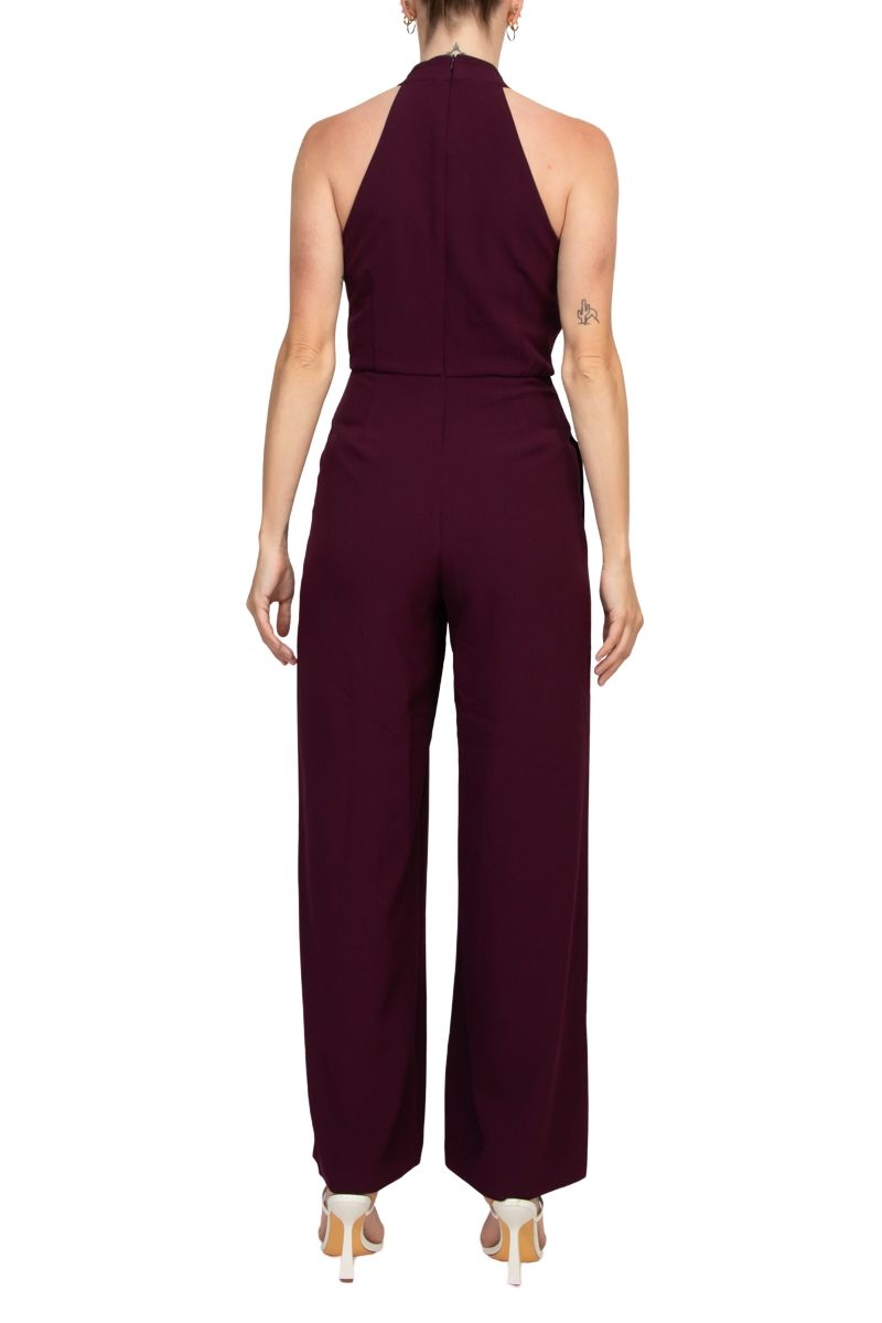 Julia Jordan Crepe Jumpsuit With Pockets