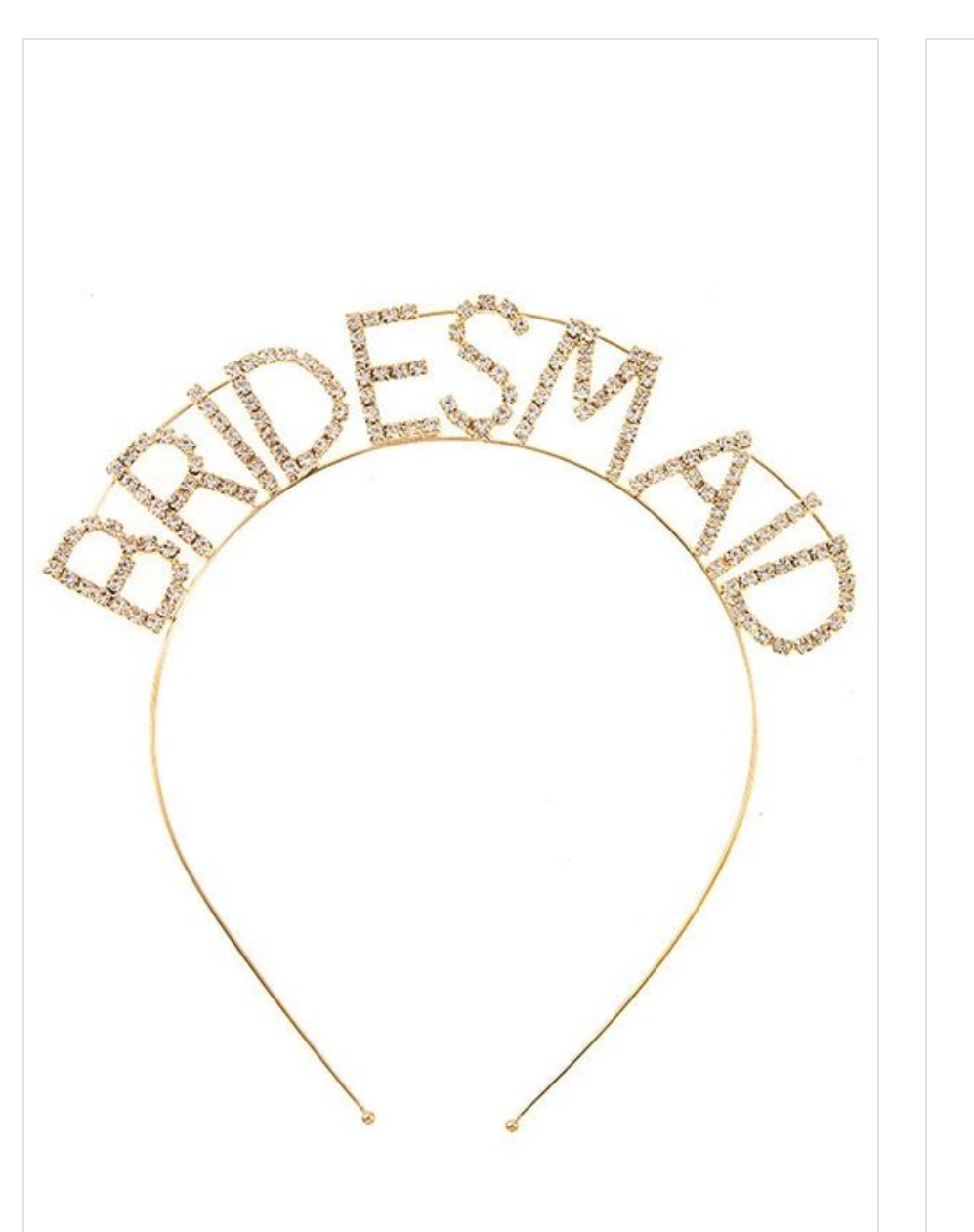 "Bridesmaid" Head Band