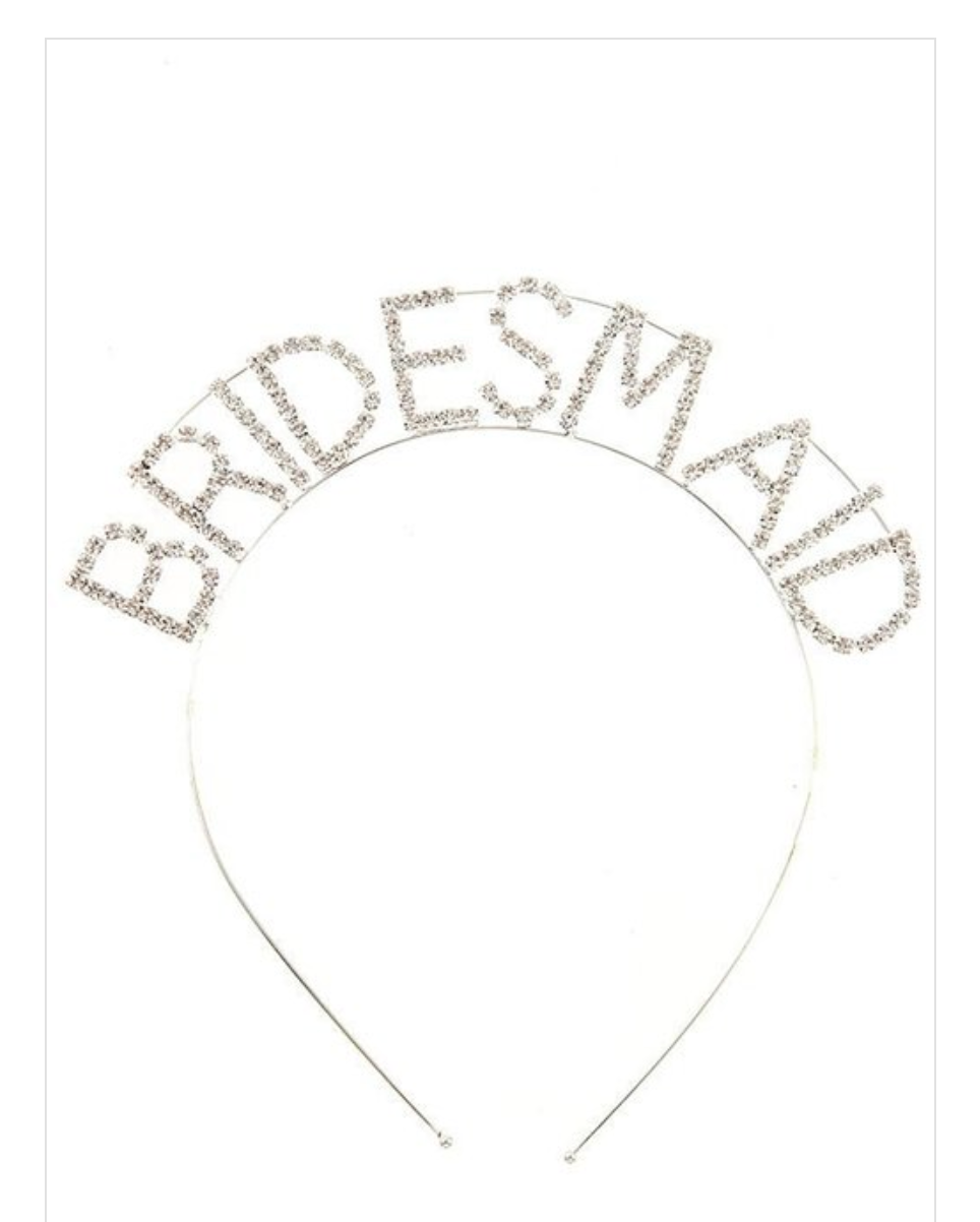 "Bridesmaid" Head Band