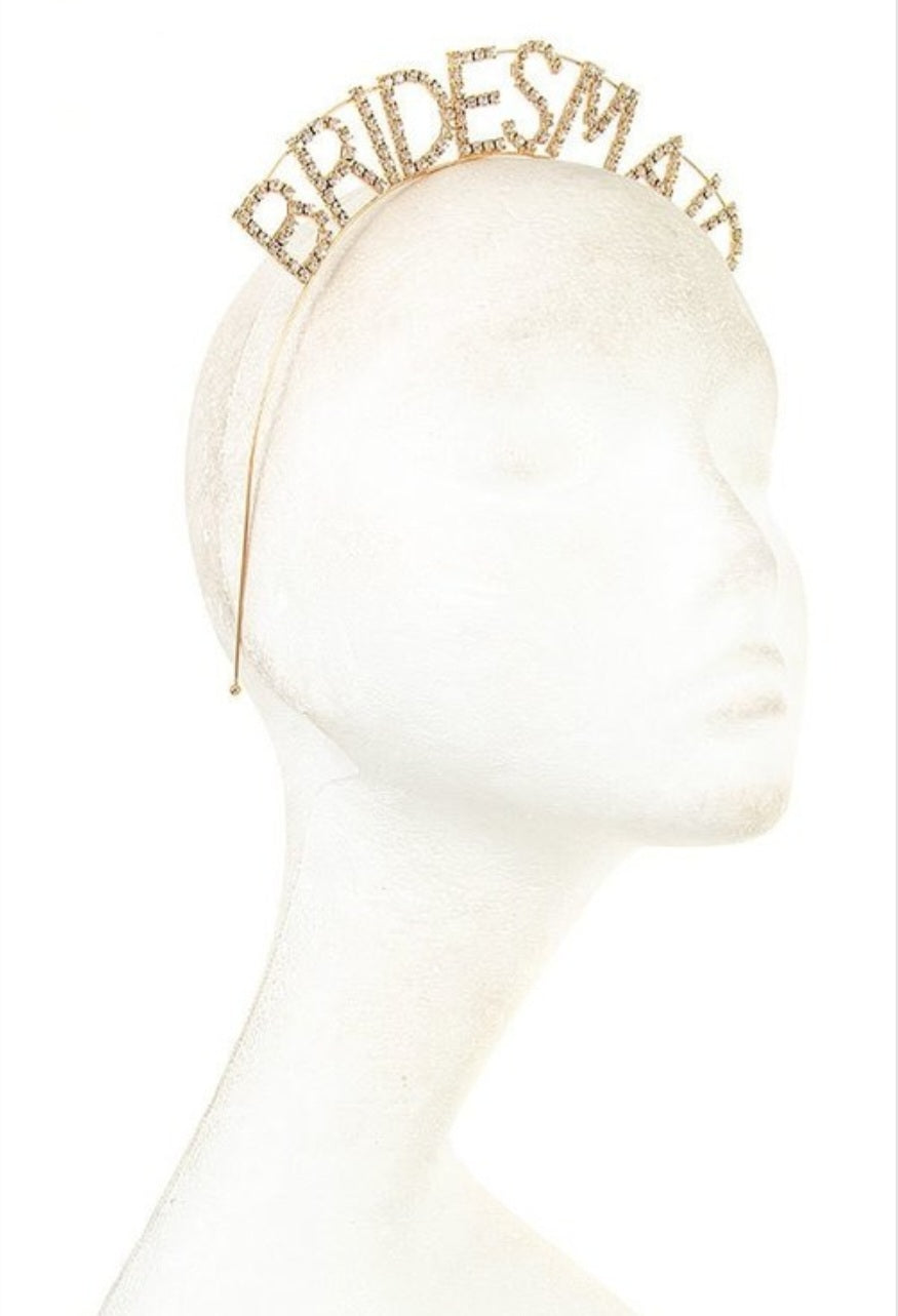 "Bridesmaid" Head Band