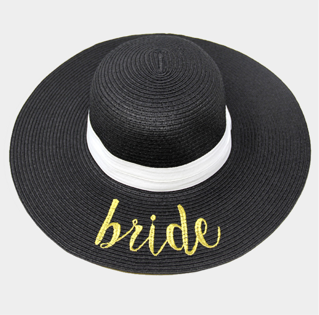 "Bride" Sun Hats