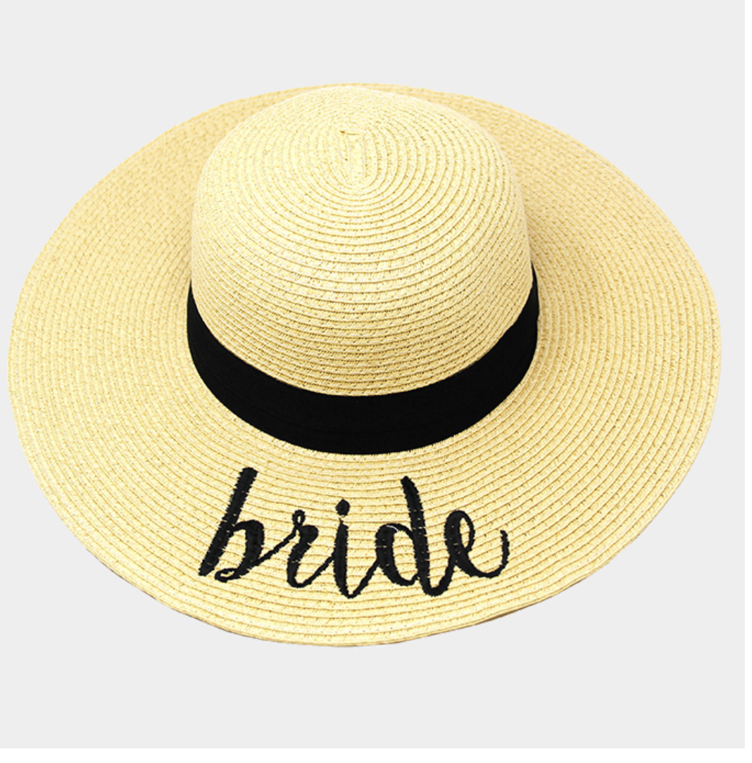 "Bride" Sun Hats