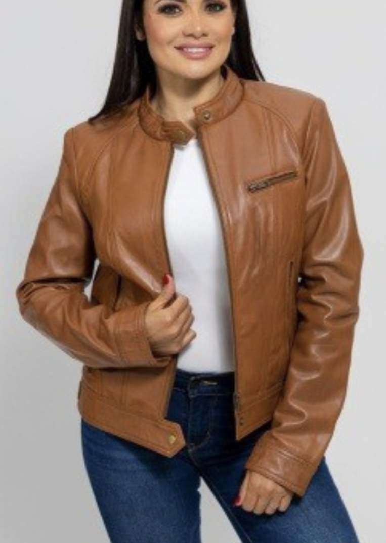 Naomi Fashion Leather Jacket