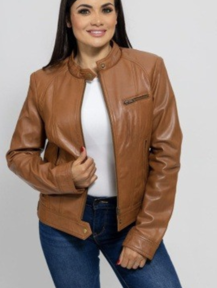 Naomi Fashion Leather Jacket