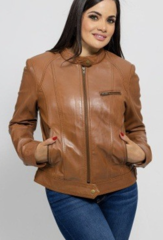 Naomi Fashion Leather Jacket