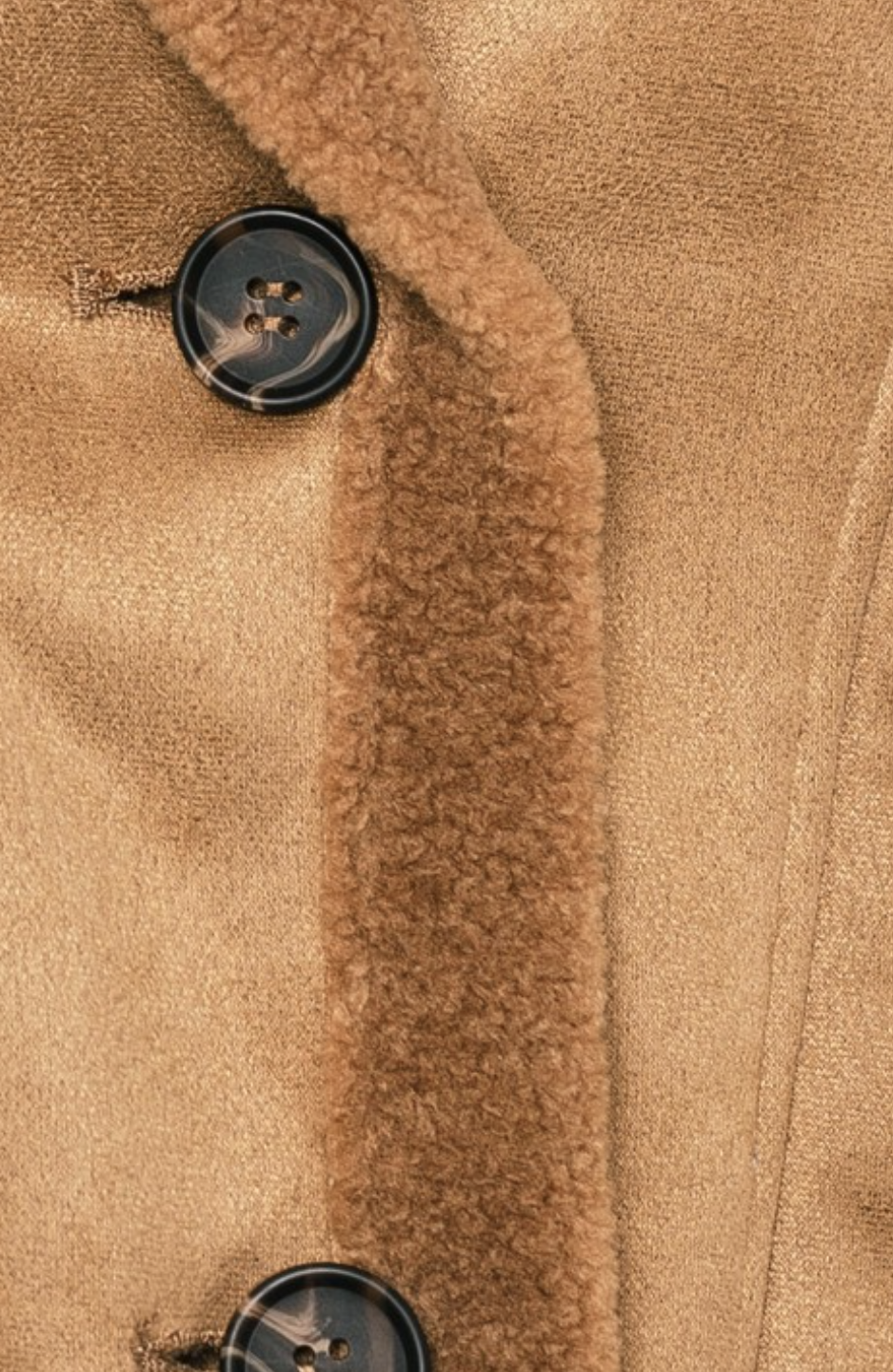 Nancy Shawl Collar Shearling Crop Jacket